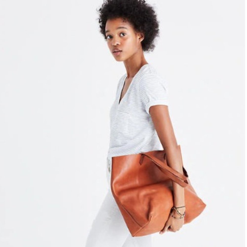 Madewell - Transport Tote Large - English Saddle